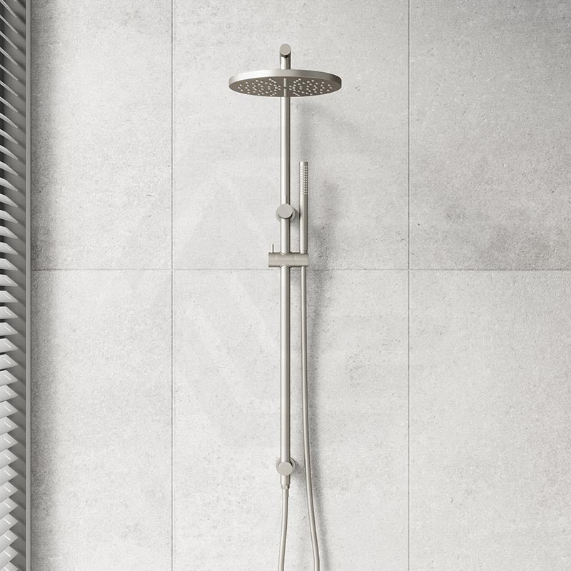Norico 10 inch 250mm Round Twin Shower Station Top Inlet In Various Colour