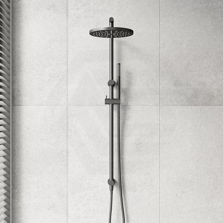 Norico 10 inch 250mm Round Twin Shower Station Top Inlet In Various Colour