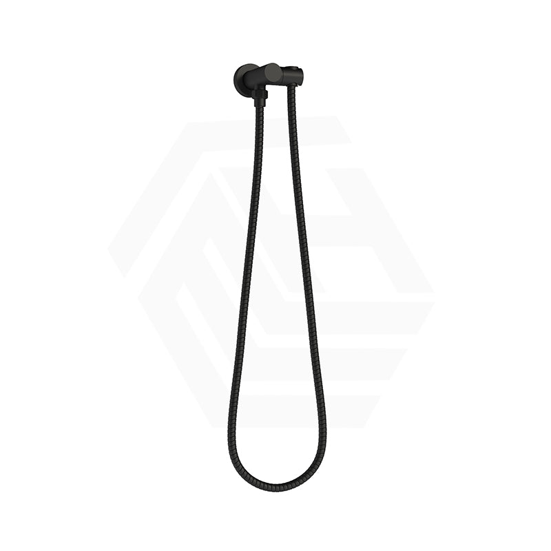 Norico Pentro Round Brass Shower Holder with Wall Connector & 1.5m Hose Variant Colour Available