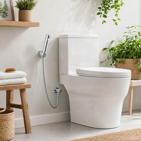 Bathroom Toilet Bidet Spray Kit 1.2m Stainless Steel Water Hose - Variant Colour Available