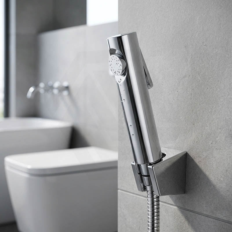 Bathroom Toilet Bidet Spray Kit 1.2m Stainless Steel Water Hose - Variant Colour Available
