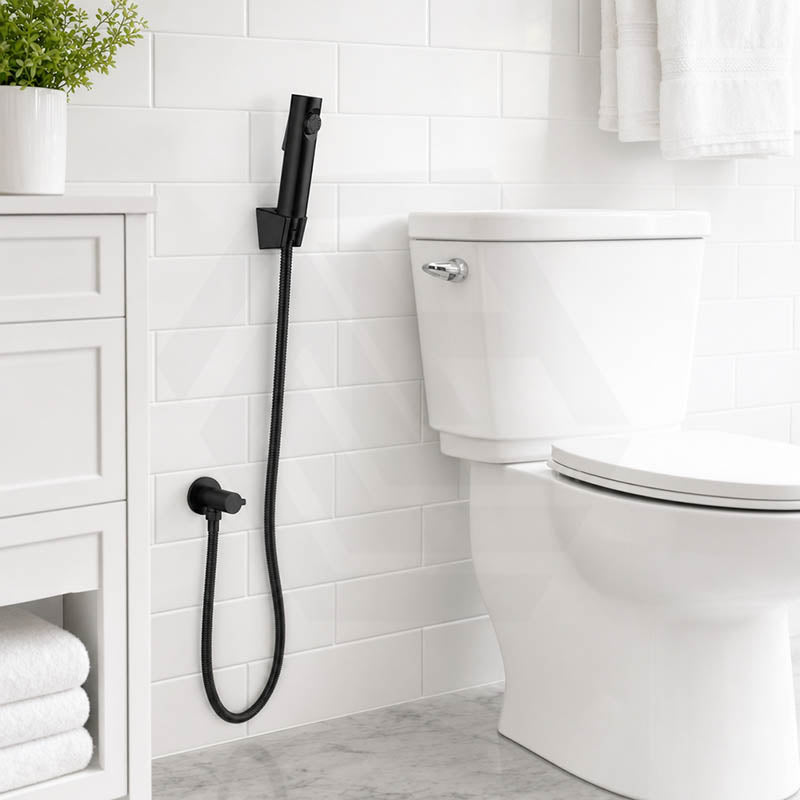 Bathroom Toilet Bidet Spray Kit 1.2m Stainless Steel Water Hose - Variant Colour Available