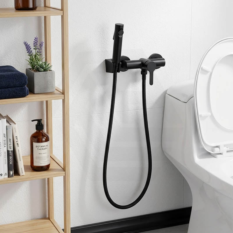 Bathroom Toilet Bidet Spray Kit 1.2m Stainless Steel Water Hose - Variant Colour Available