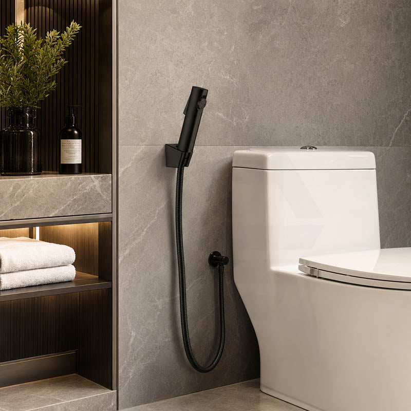 Bathroom Toilet Bidet Spray Kit 1.2m Stainless Steel Water Hose - Variant Colour Available
