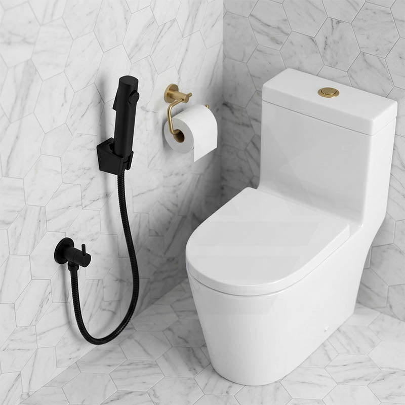 Bathroom Toilet Bidet Spray Kit 1.2m Stainless Steel Water Hose - Variant Colour Available