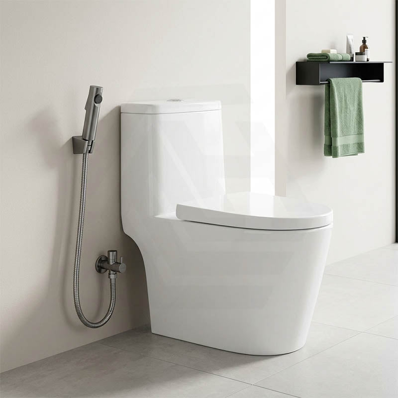 Bathroom Toilet Bidet Spray Kit 1.2m Stainless Steel Water Hose - Variant Colour Available