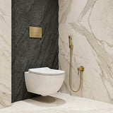 Bathroom Toilet Bidet Spray Kit 1.2m Stainless Steel Water Hose - Variant Colour Available