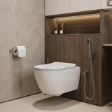 Bathroom Toilet Bidet Spray Kit 1.2m Stainless Steel Water Hose - Variant Colour Available