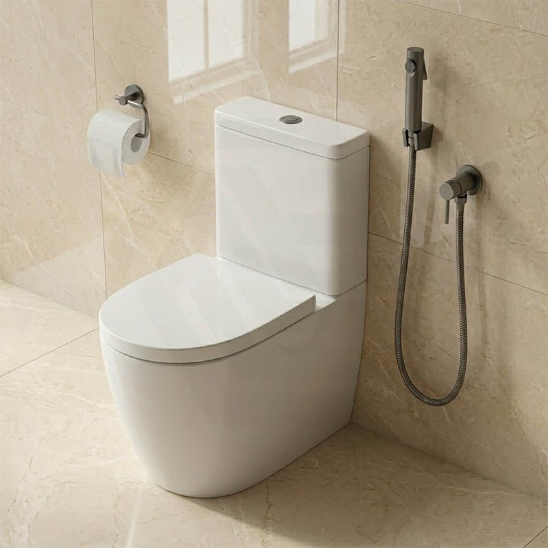 Bathroom Toilet Bidet Spray Kit 1.2m Stainless Steel Water Hose - Variant Colour Available