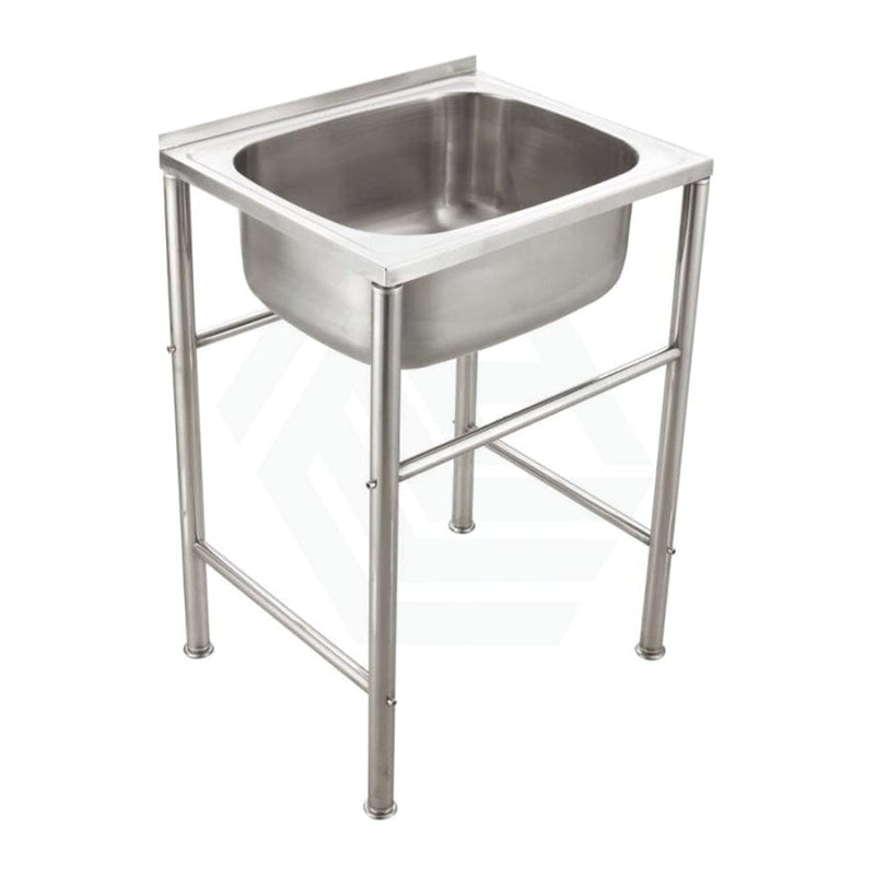 Stainless Steel Cleaners Sink With Freestanding Legs Commercial Sinks