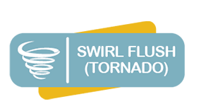 Tornado Swirl Flush toilets