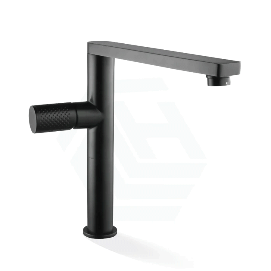 Linkware Gabe Swivel Sink Mixer Matt Black Mixed Finish Mixers