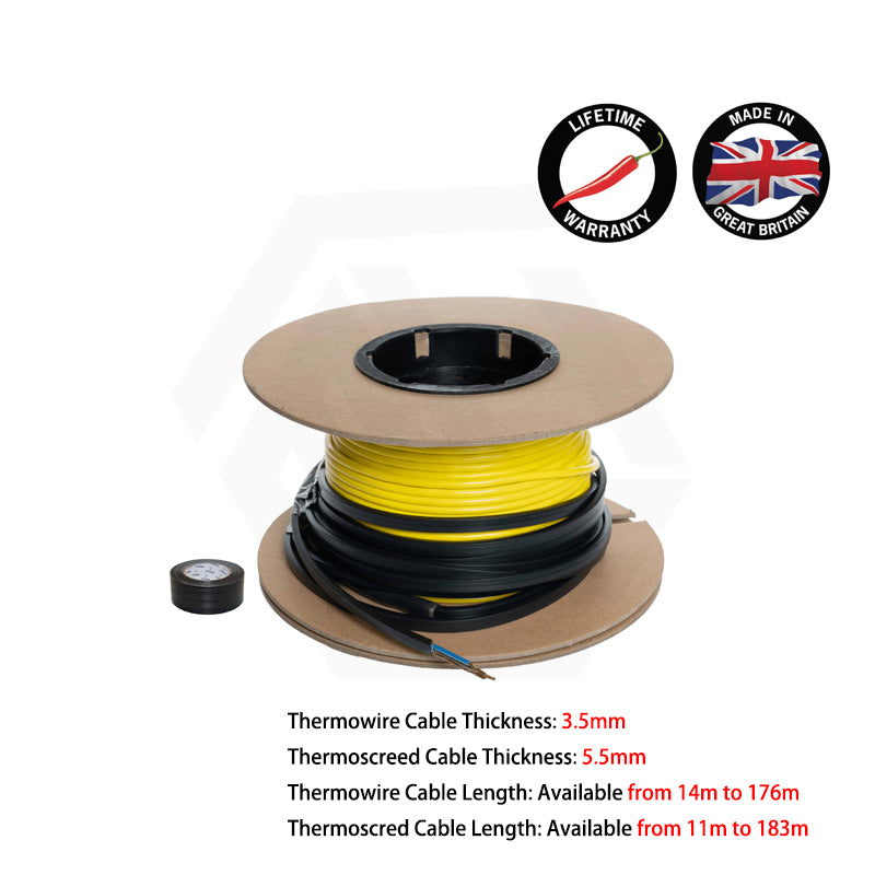 ThermoGroup Thermowire/Thermoscreed Undertile/In Screed Floor Heating Cable Only