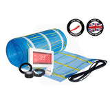 ThermoGroup Thermonet 150-200W/m² Undertile/In Screed Heating Kit with White/Black Dual Thermostat