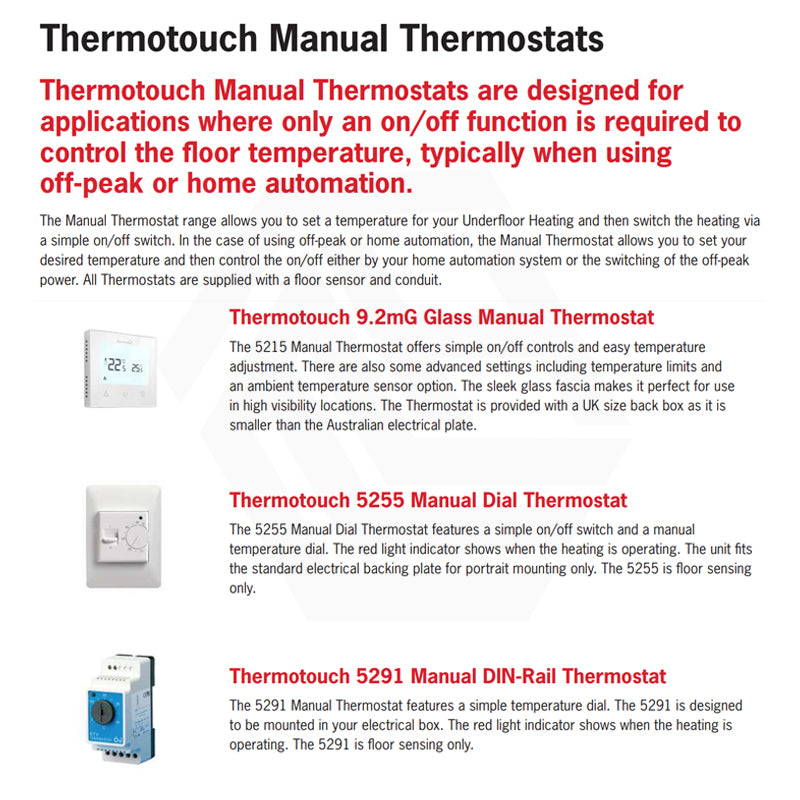 ThermoGroup Thermoslab 30W/Lm Heating Cable Only for In Slab Heating