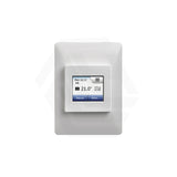 ThermoGroup Thermotouch Wi-Fi Touchscreen Thermostat White with Optional Black Cover Plate