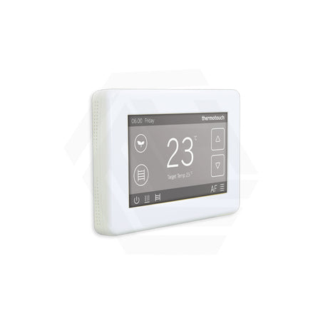 ThermoGroup Thermotouch 4.3dC Dual Control Thermostat Ice White/Satin Black