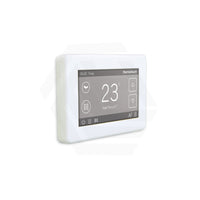 ThermoGroup Thermotouch 4.3dC Dual Control Thermostat Ice White/Satin Black