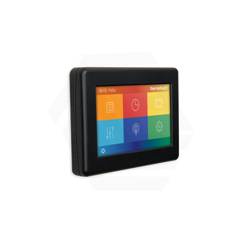 ThermoGroup Thermotouch 4.3dC Dual Control Thermostat Ice White/Satin Black