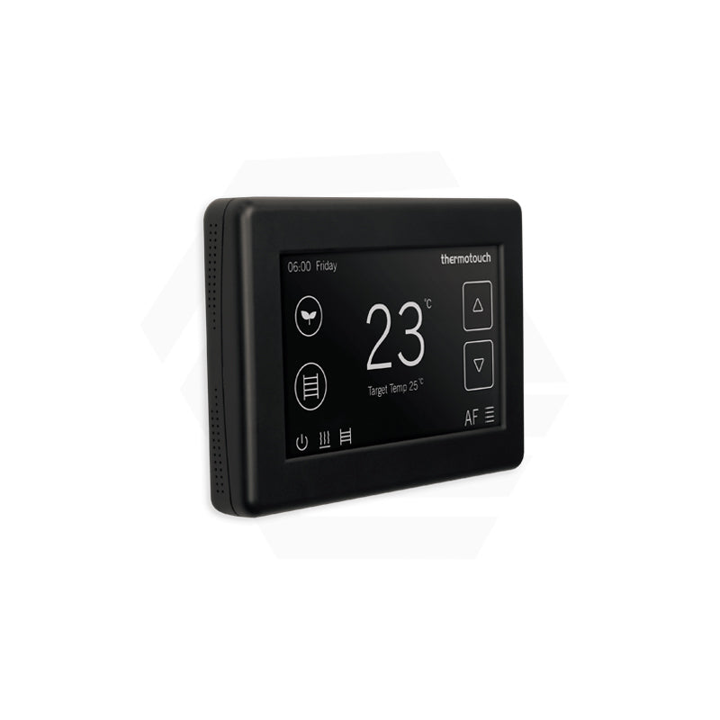 ThermoGroup Thermotouch 4.3dC Dual Control Thermostat Ice White/Satin Black