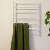 ThermoGroup 4-14 Bars 240V Straight Round Ladder Heated Towel Rail Variant Colour Available