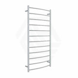 ThermoGroup 4/7/12 Bars 240V Curved Round Ladder Heated Towel Rail Polished Stainless Steel