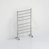 ThermoGroup Thermorail 600x1080x300mm 240V Straight Round Free-Standing Polished Stainless Steel Heated Towel Rail 8 Bars