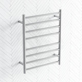 ThermoGroup 4-14 Bars 240V Straight Round Ladder Heated Towel Rail Variant Colour Available