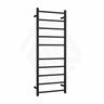 ThermoGroup 4-14 Bars 240V Straight Round Ladder Heated Towel Rail Variant Colour Available