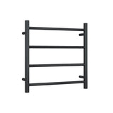 ThermoGroup 550x550x122mm 12V Straight Round Ladder Heated Towel Rail 4 Bars Variant Colour Available