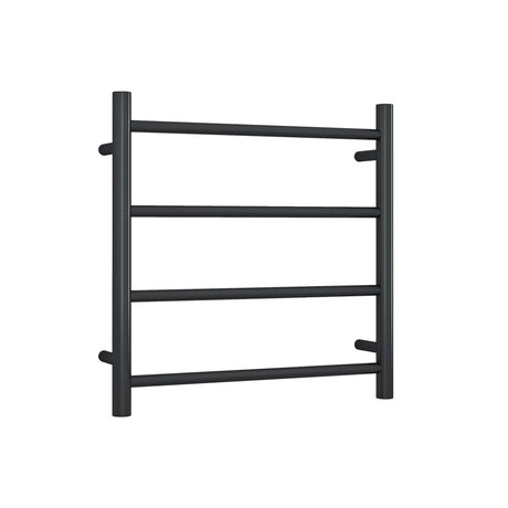 ThermoGroup 550x550x122mm 12V Straight Round Ladder Heated Towel Rail 4 Bars Variant Colour Available