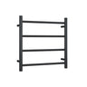 ThermoGroup 550x550x122mm 12V Straight Round Ladder Heated Towel Rail 4 Bars Variant Colour Available