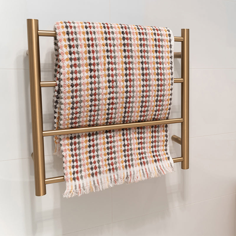 ThermoGroup 4-14 Bars 240V Straight Round Ladder Heated Towel Rail Variant Colour Available