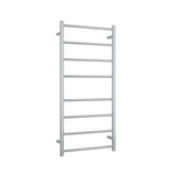 ThermoGroup 4-14 Bars 240V Straight Round Ladder Heated Towel Rail Variant Colour Available