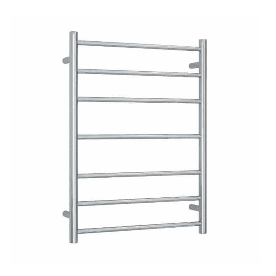 ThermoGroup 600x800x122mm 12V Straight Round Ladder Heated Towel Rail 7 Bars Variant Colour Available