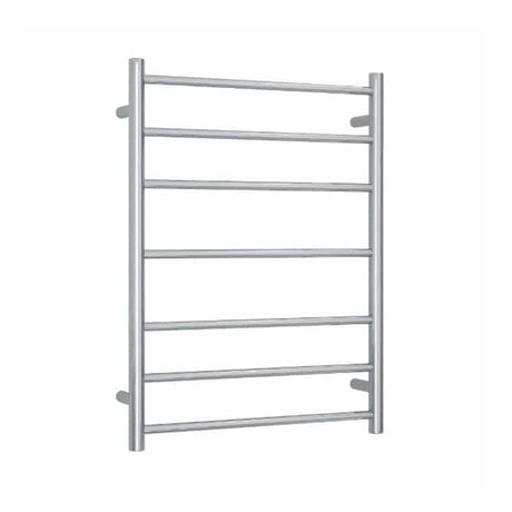 ThermoGroup 600x800x122mm 12V Straight Round Ladder Heated Towel Rail 7 Bars Variant Colour Available