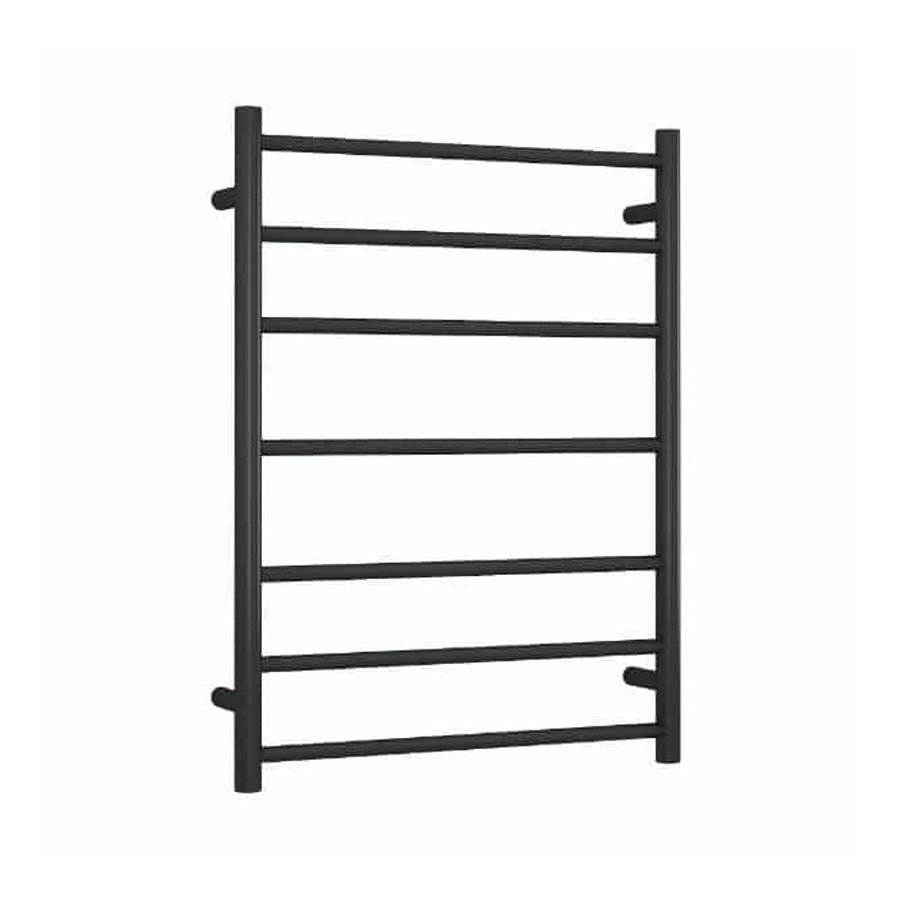ThermoGroup 600x800x122mm 12V Straight Round Ladder Heated Towel Rail 7 Bars Variant Colour Available