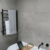 ThermoGroup 4-14 Bars 240V Straight Round Ladder Heated Towel Rail Variant Colour Available