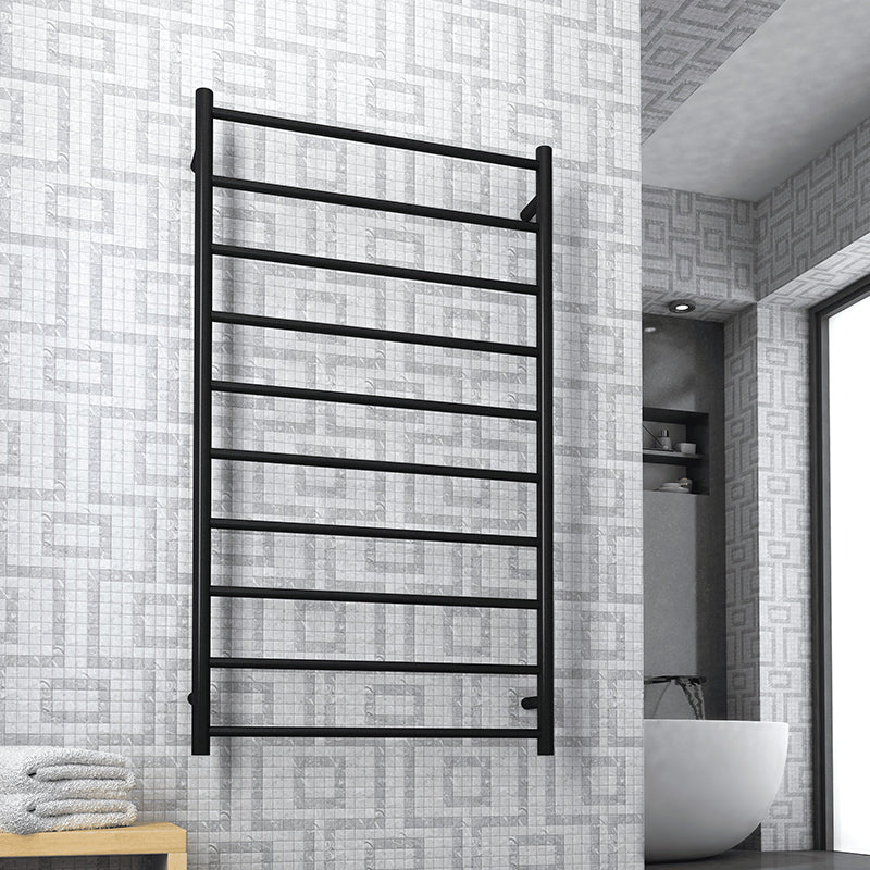 ThermoGroup 4-14 Bars 240V Straight Round Ladder Heated Towel Rail Variant Colour Available