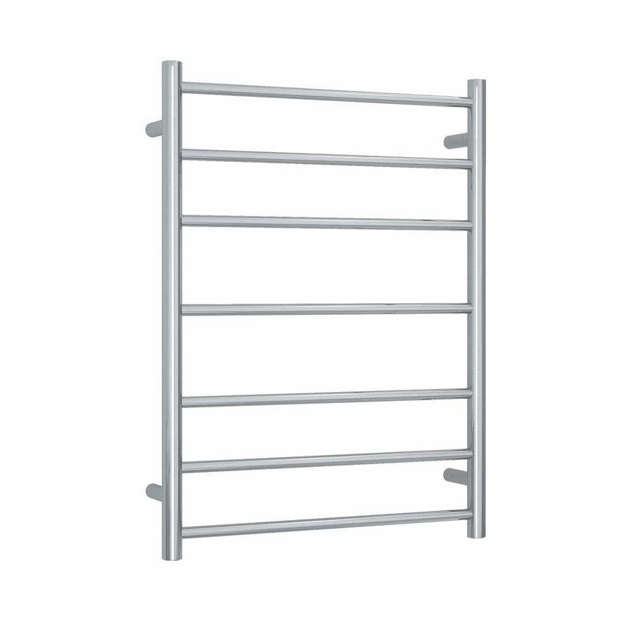 ThermoGroup 600x800x122mm 12V Straight Round Ladder Heated Towel Rail 7 Bars Variant Colour Available