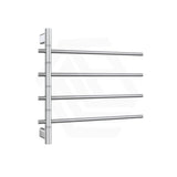 ThermoGroup Thermorail 595x540x104mm 240V Straight Round Swivel Heated Towel Rail 4 Bars 3 Colours Available