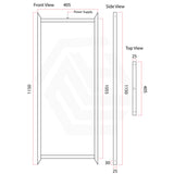 Thermogroup Thermorad 555x850mm/405x1150mm 160W In-Wall Heating System