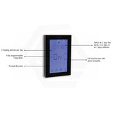 ThermoGroup Thermorail Portrait Touch Screen 7 Day Timer White/Black