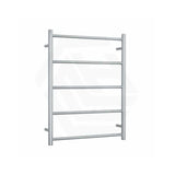 ThermoGroup Thermorail 630x800x122mm Non-Heated Straight Round Ladder Towel Rail 5Bars Variant Colour Available
