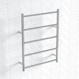 ThermoGroup Thermorail 630x800x122mm Non-Heated Straight Round Ladder Towel Rail 5Bars Variant Colour Available