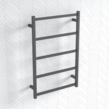 ThermoGroup Thermorail 650x1000x120mm Non-Heated Straight Square Ladder Towel Rail 5Bars Variant Colour Available
