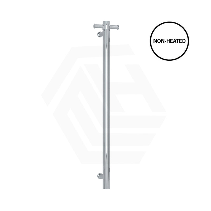 ThermoGroup Thermorail 900mm Straight Round Non-Heated Vertical Single Towel Rail Variant Colour Available