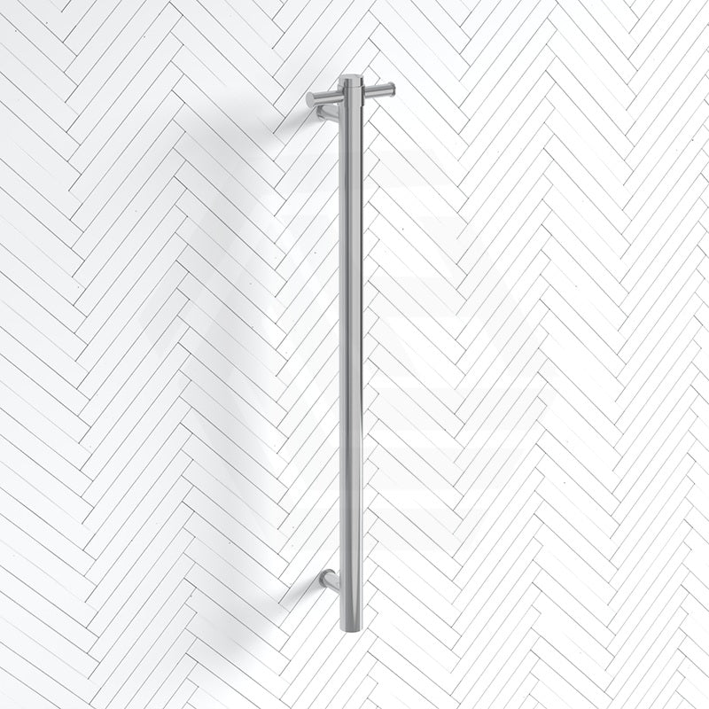 ThermoGroup Thermorail 900mm Straight Round Non-Heated Vertical Single Towel Rail Variant Colour Available