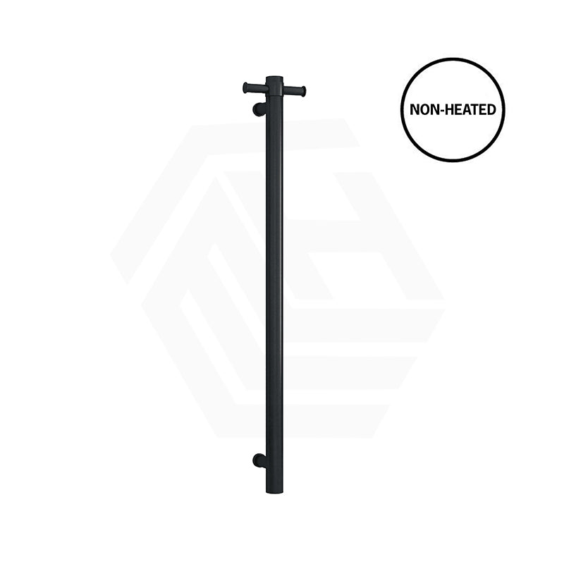 ThermoGroup Thermorail 900mm Straight Round Non-Heated Vertical Single Towel Rail Variant Colour Available
