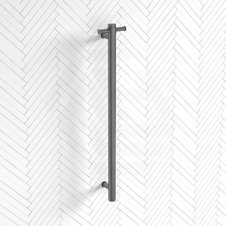 ThermoGroup Thermorail 900mm Straight Round Non-Heated Vertical Single Towel Rail Variant Colour Available